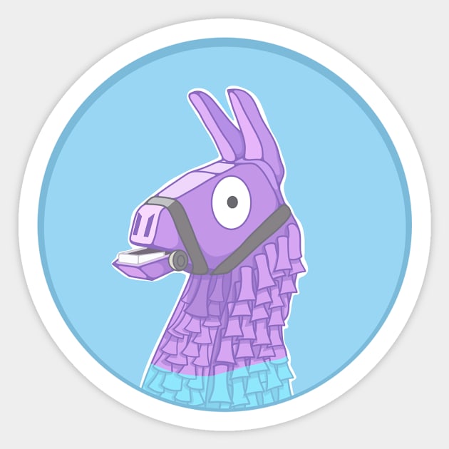 Drama Llama Sticker by TASCHE